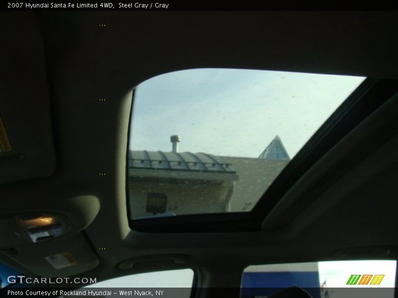 Steel Gray / Gray 2007 Hyundai Santa Fe Limited 4WD
