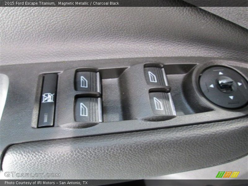 Magnetic Metallic / Charcoal Black 2015 Ford Escape Titanium