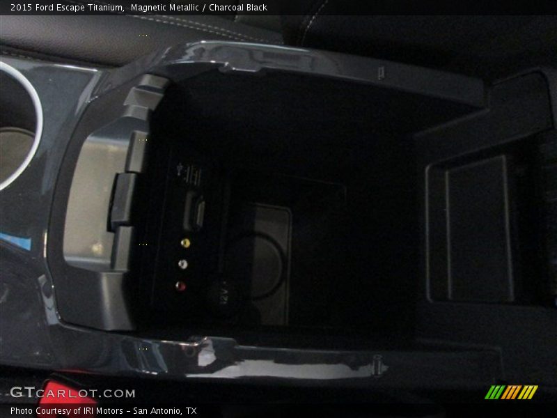 Magnetic Metallic / Charcoal Black 2015 Ford Escape Titanium