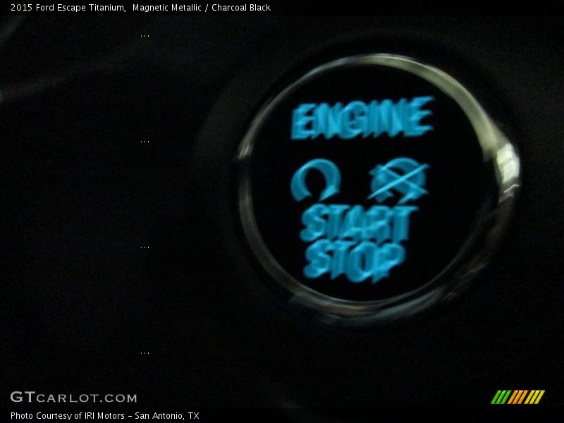 Magnetic Metallic / Charcoal Black 2015 Ford Escape Titanium