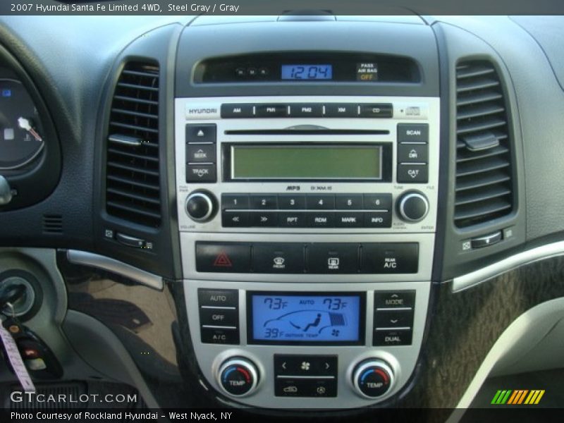 Steel Gray / Gray 2007 Hyundai Santa Fe Limited 4WD