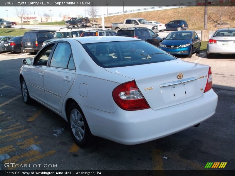 Super White / Taupe 2002 Toyota Camry XLE V6