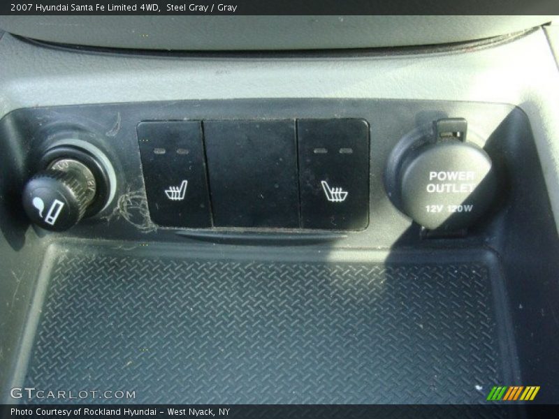 Steel Gray / Gray 2007 Hyundai Santa Fe Limited 4WD