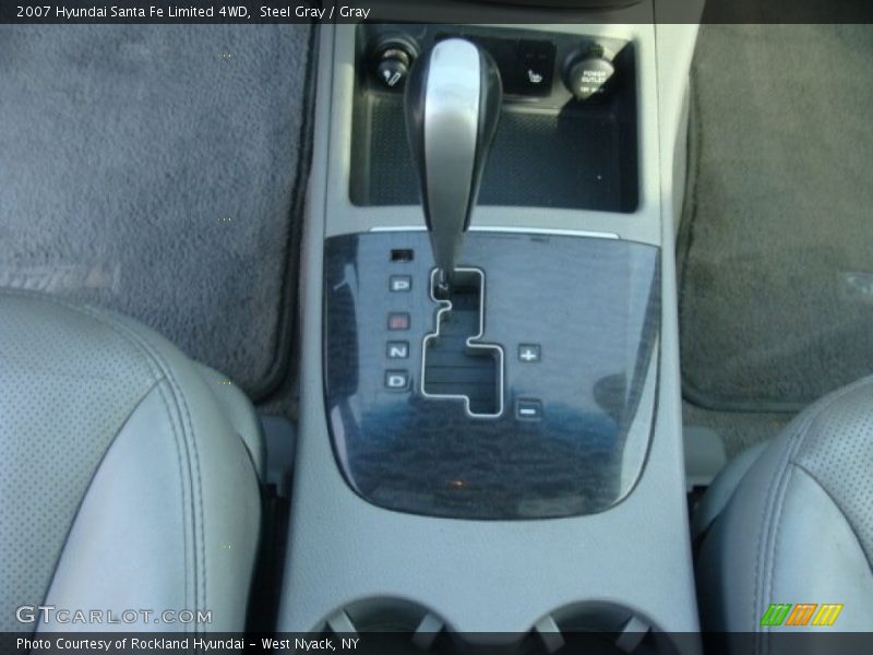 Steel Gray / Gray 2007 Hyundai Santa Fe Limited 4WD