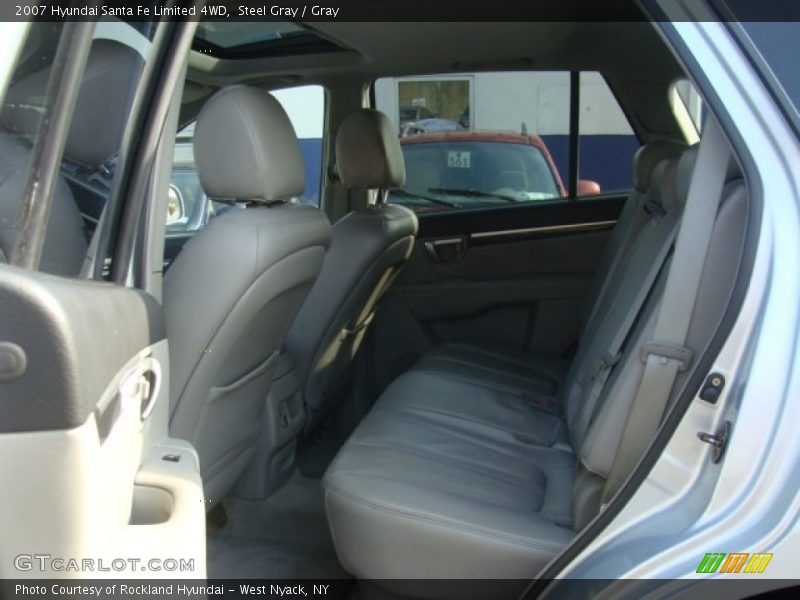 Steel Gray / Gray 2007 Hyundai Santa Fe Limited 4WD