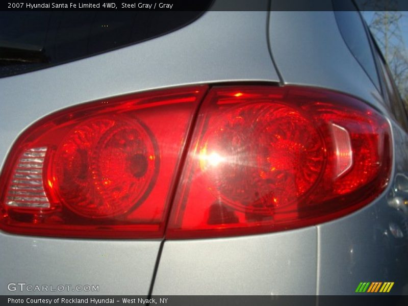 Steel Gray / Gray 2007 Hyundai Santa Fe Limited 4WD