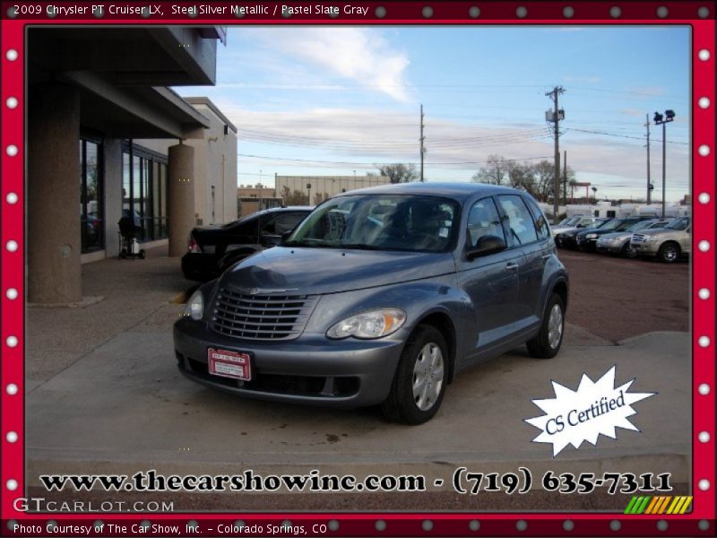 Steel Silver Metallic / Pastel Slate Gray 2009 Chrysler PT Cruiser LX