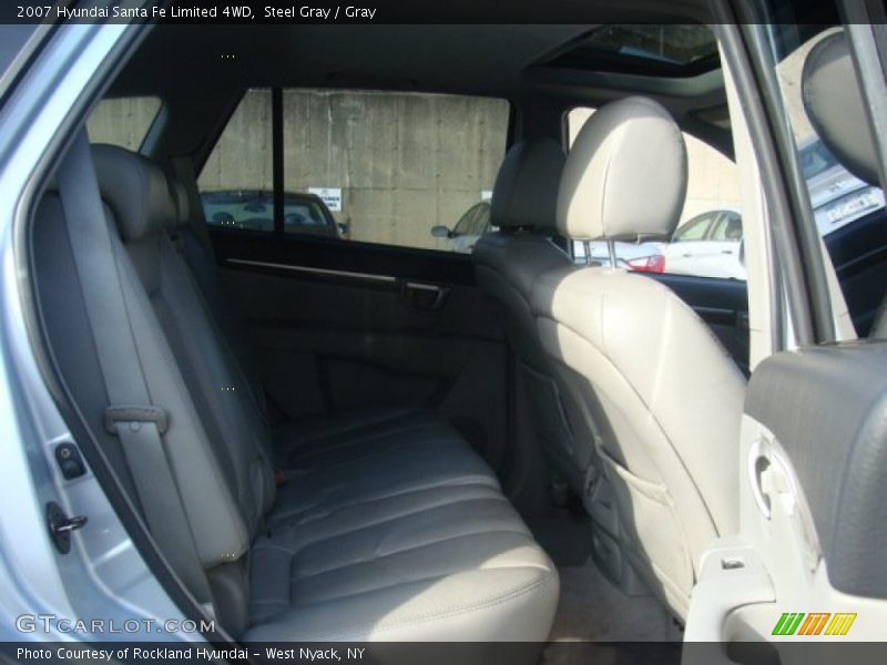 Steel Gray / Gray 2007 Hyundai Santa Fe Limited 4WD