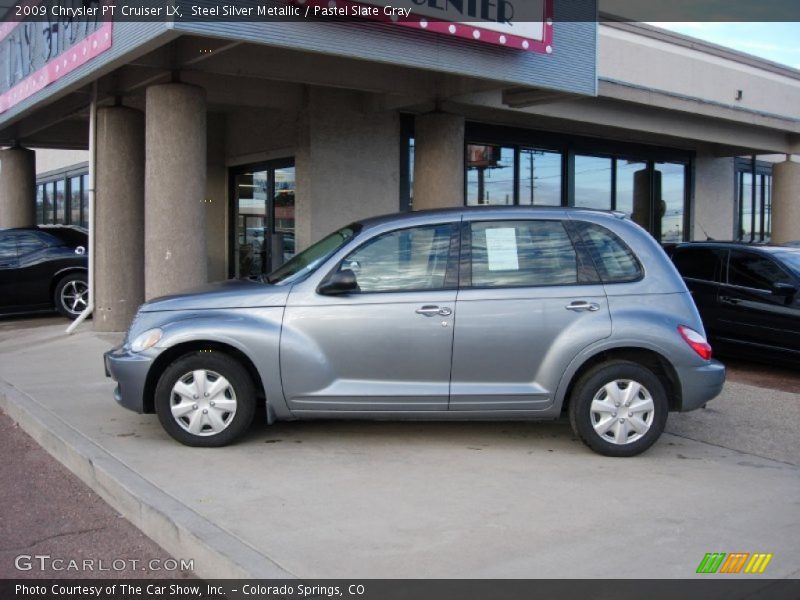 Steel Silver Metallic / Pastel Slate Gray 2009 Chrysler PT Cruiser LX