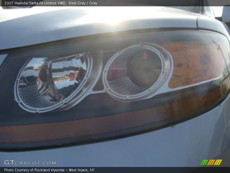 Steel Gray / Gray 2007 Hyundai Santa Fe Limited 4WD