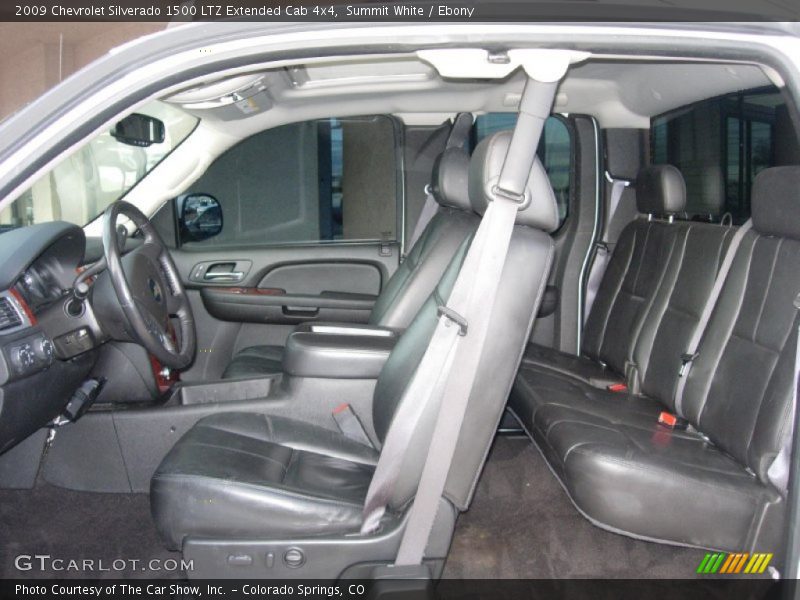 Summit White / Ebony 2009 Chevrolet Silverado 1500 LTZ Extended Cab 4x4