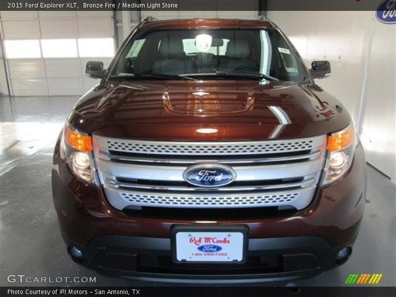 Bronze Fire / Medium Light Stone 2015 Ford Explorer XLT