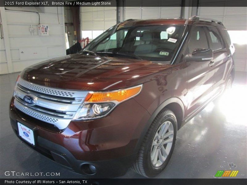 Bronze Fire / Medium Light Stone 2015 Ford Explorer XLT