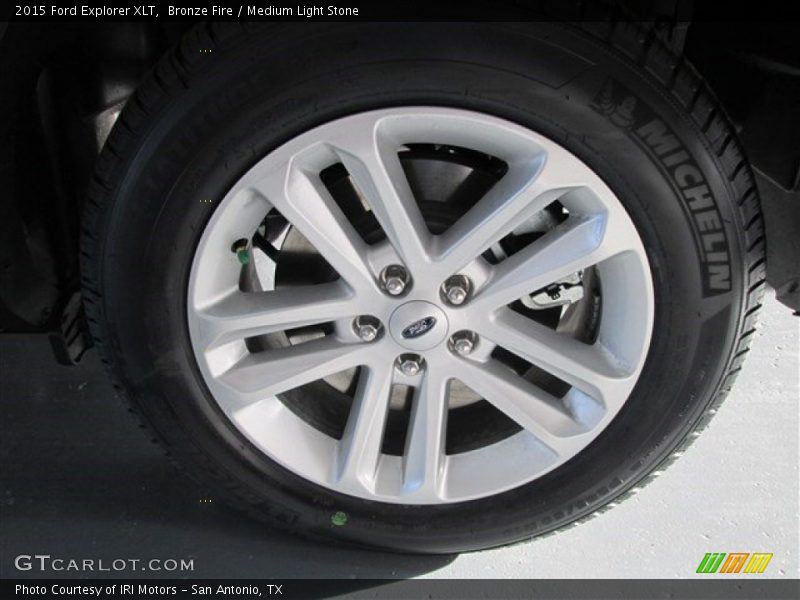 Bronze Fire / Medium Light Stone 2015 Ford Explorer XLT