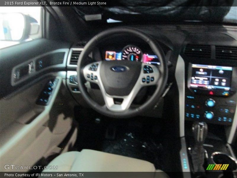 Bronze Fire / Medium Light Stone 2015 Ford Explorer XLT