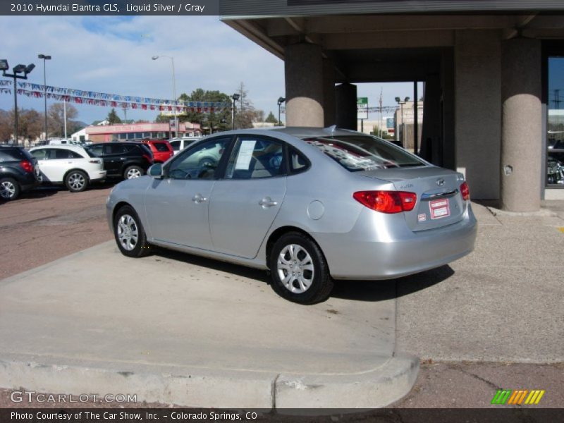 Liquid Silver / Gray 2010 Hyundai Elantra GLS