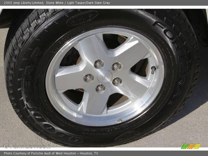 Stone White / Light Taupe/Dark Slate Gray 2003 Jeep Liberty Limited