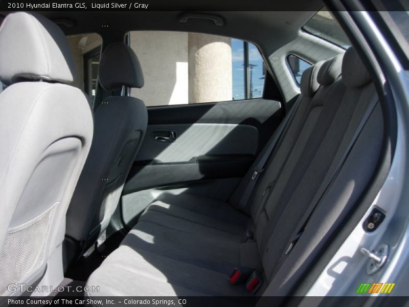 Liquid Silver / Gray 2010 Hyundai Elantra GLS