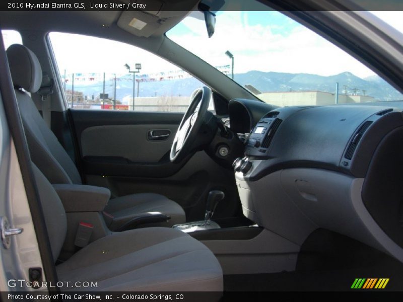 Liquid Silver / Gray 2010 Hyundai Elantra GLS