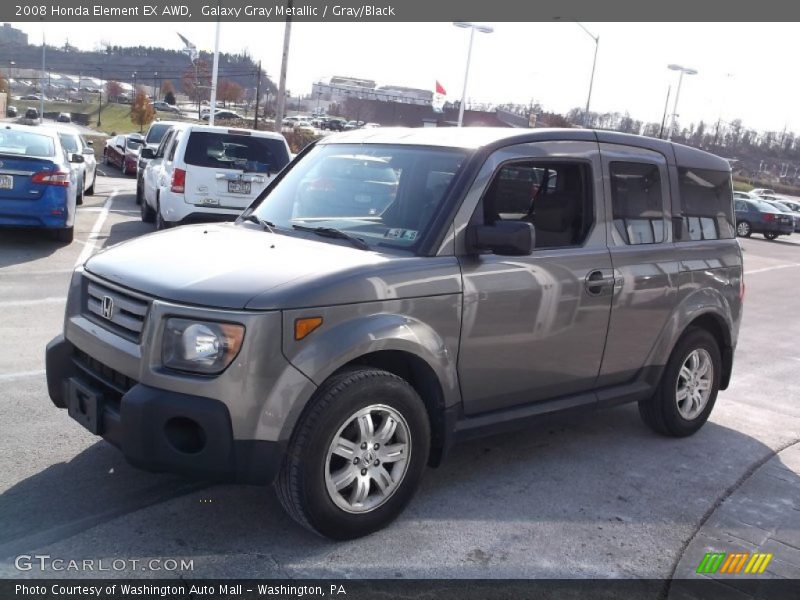 Galaxy Gray Metallic / Gray/Black 2008 Honda Element EX AWD