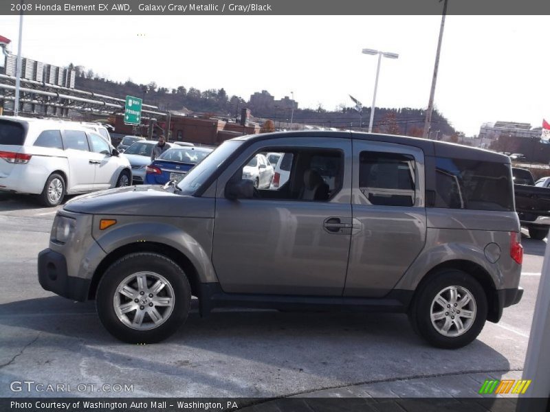 Galaxy Gray Metallic / Gray/Black 2008 Honda Element EX AWD