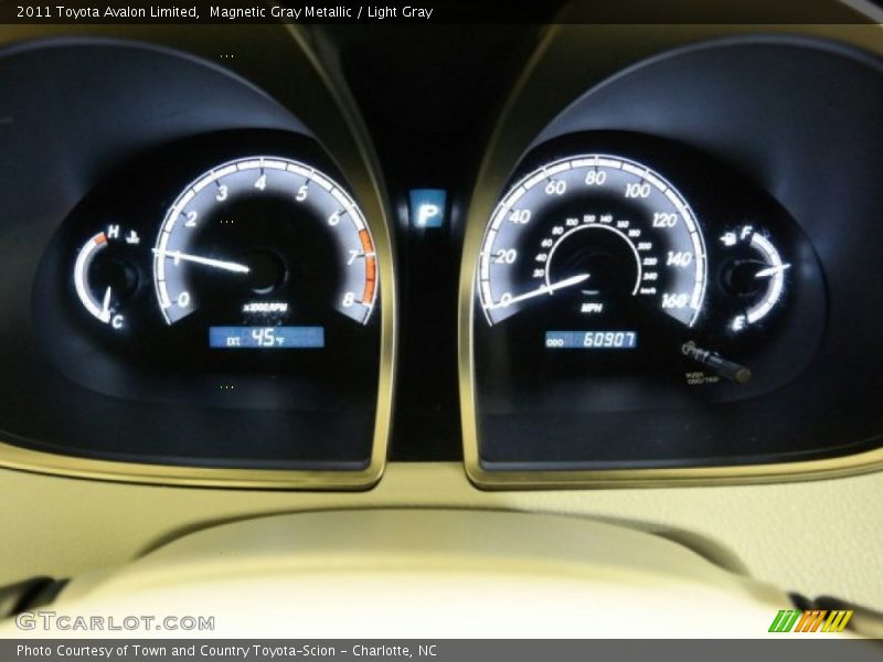 Magnetic Gray Metallic / Light Gray 2011 Toyota Avalon Limited