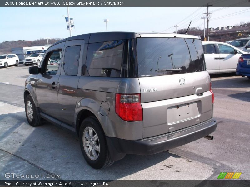 Galaxy Gray Metallic / Gray/Black 2008 Honda Element EX AWD