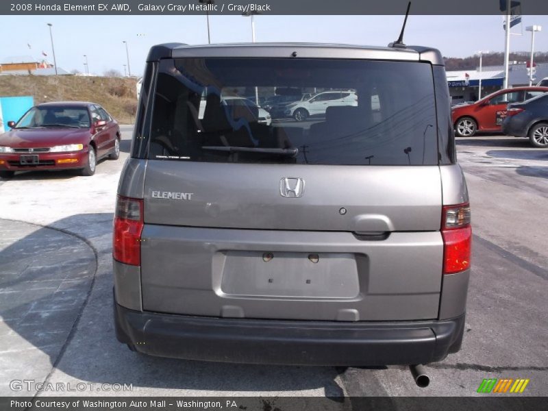 Galaxy Gray Metallic / Gray/Black 2008 Honda Element EX AWD