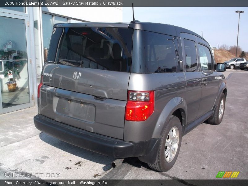 Galaxy Gray Metallic / Gray/Black 2008 Honda Element EX AWD