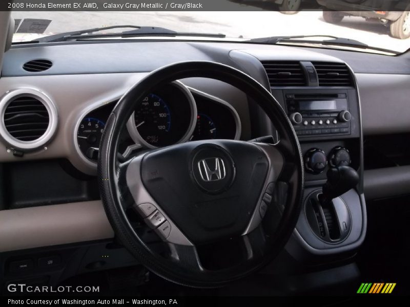 Galaxy Gray Metallic / Gray/Black 2008 Honda Element EX AWD