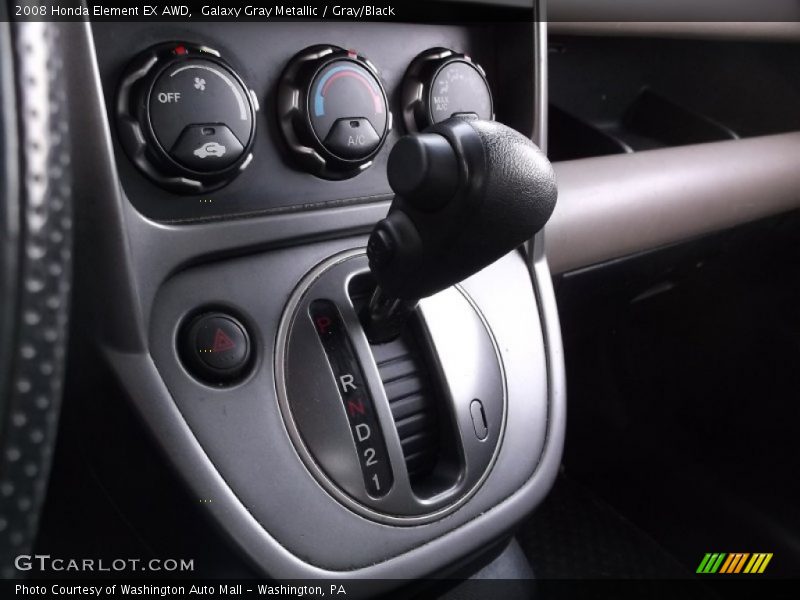 Galaxy Gray Metallic / Gray/Black 2008 Honda Element EX AWD