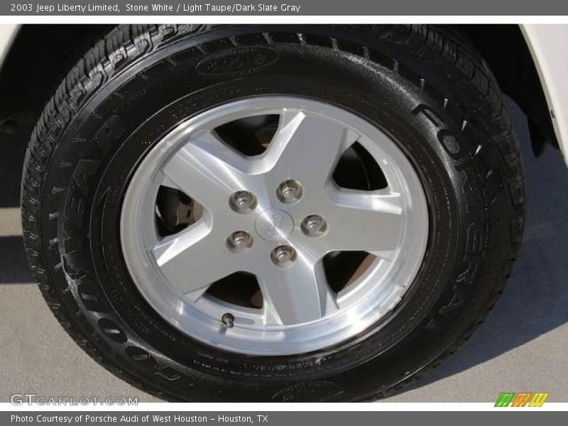 Stone White / Light Taupe/Dark Slate Gray 2003 Jeep Liberty Limited