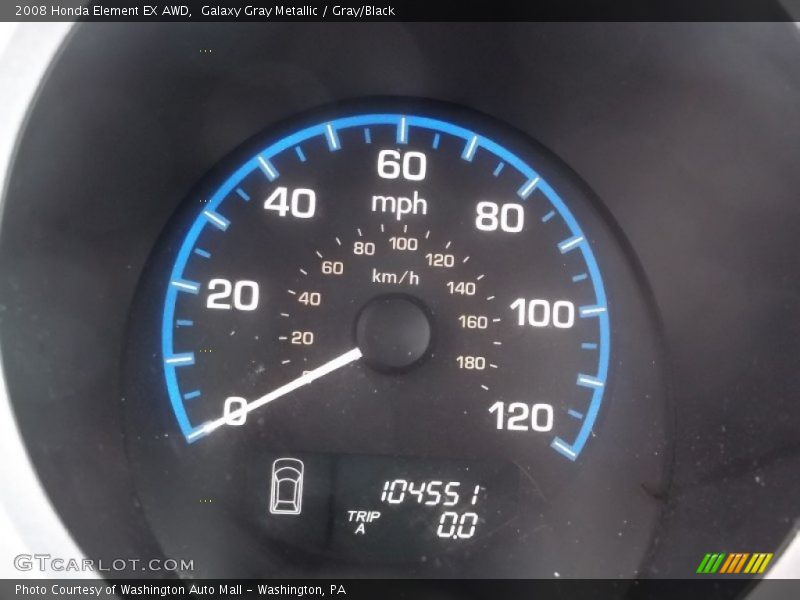 Galaxy Gray Metallic / Gray/Black 2008 Honda Element EX AWD
