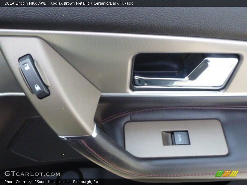 Kodiak Brown Metallic / Ceramic/Dark Tuxedo 2014 Lincoln MKX AWD