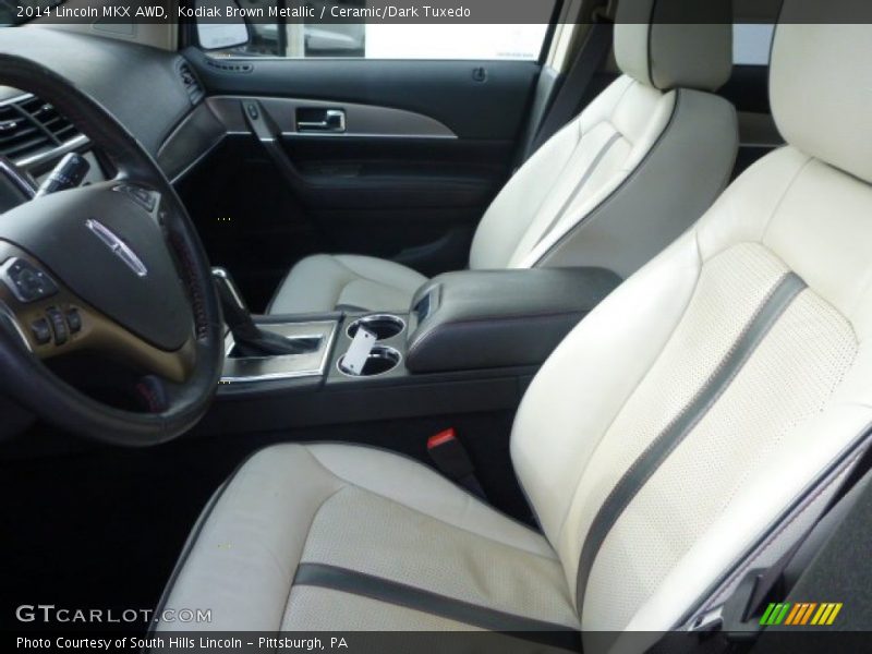 Front Seat of 2014 MKX AWD