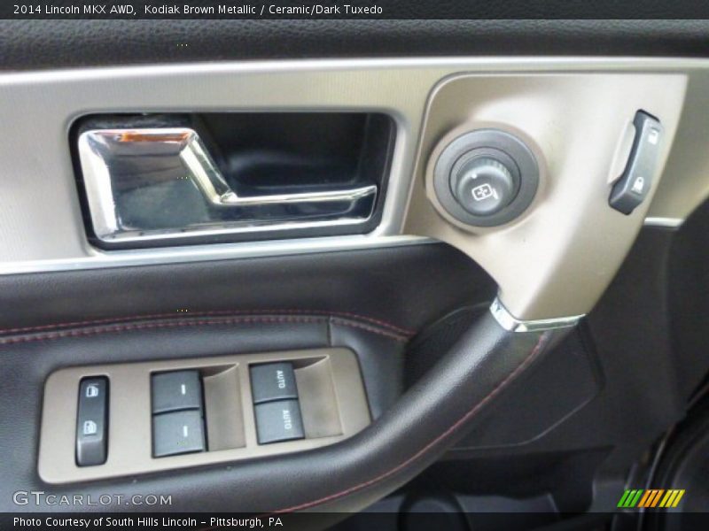 Kodiak Brown Metallic / Ceramic/Dark Tuxedo 2014 Lincoln MKX AWD