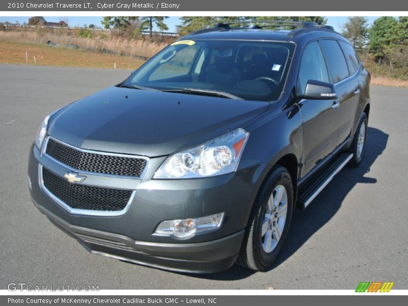 Cyber Gray Metallic / Ebony 2010 Chevrolet Traverse LT