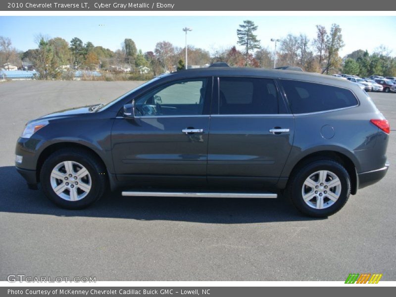 Cyber Gray Metallic / Ebony 2010 Chevrolet Traverse LT