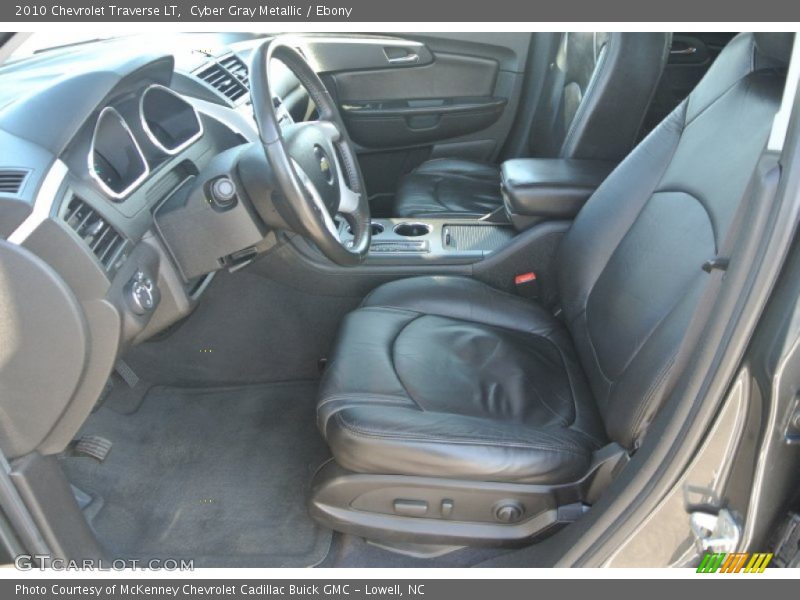 Cyber Gray Metallic / Ebony 2010 Chevrolet Traverse LT