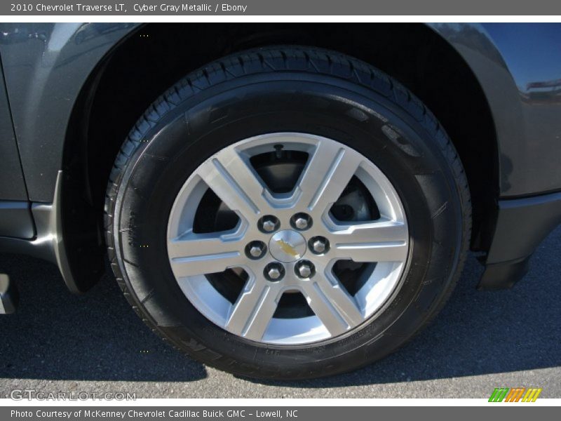 Cyber Gray Metallic / Ebony 2010 Chevrolet Traverse LT