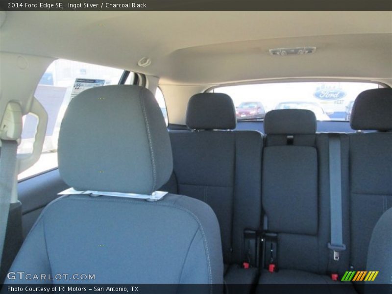 Ingot Silver / Charcoal Black 2014 Ford Edge SE