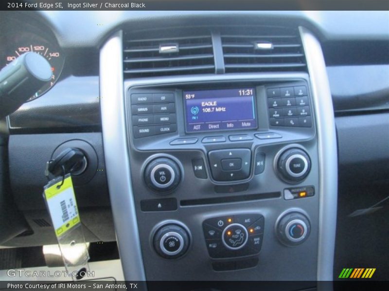 Ingot Silver / Charcoal Black 2014 Ford Edge SE