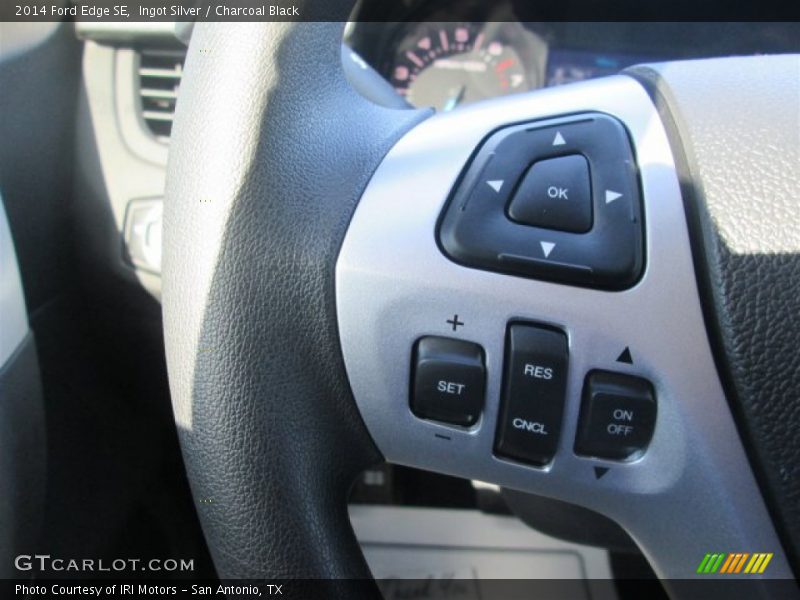 Ingot Silver / Charcoal Black 2014 Ford Edge SE