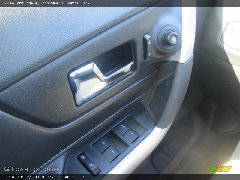 Ingot Silver / Charcoal Black 2014 Ford Edge SE