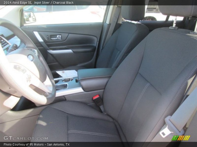 Ingot Silver / Charcoal Black 2014 Ford Edge SE