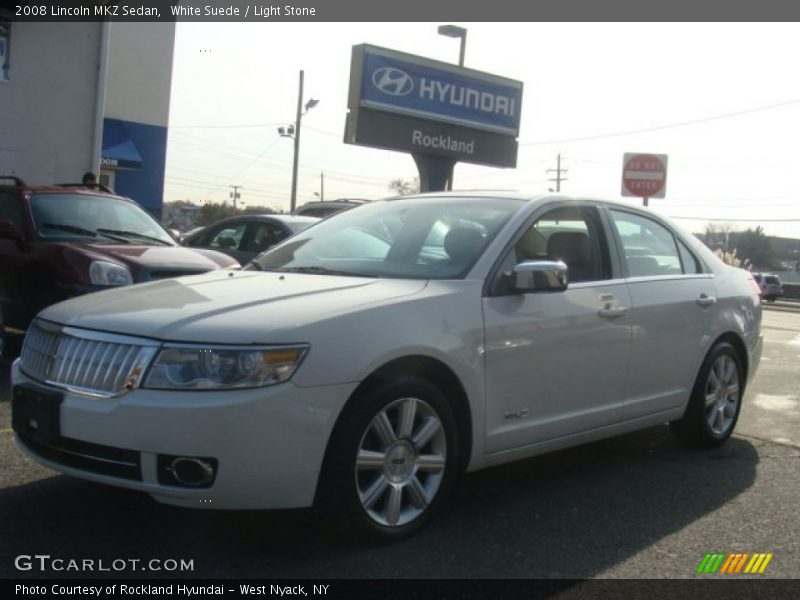 White Suede / Light Stone 2008 Lincoln MKZ Sedan
