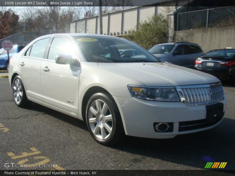 White Suede / Light Stone 2008 Lincoln MKZ Sedan