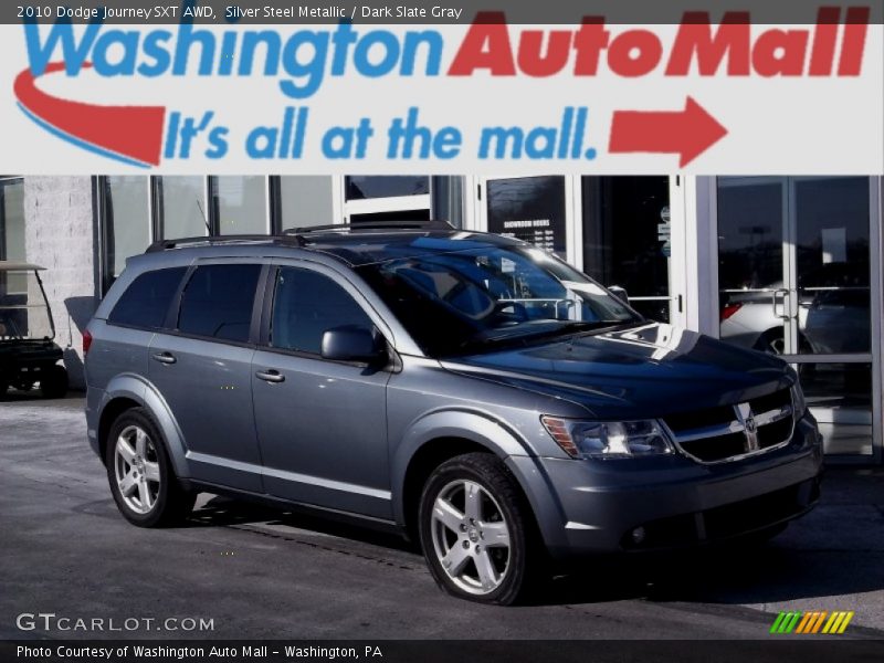 Silver Steel Metallic / Dark Slate Gray 2010 Dodge Journey SXT AWD