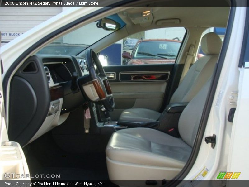 White Suede / Light Stone 2008 Lincoln MKZ Sedan