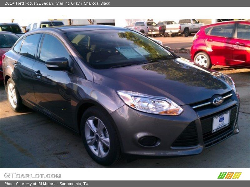 Sterling Gray / Charcoal Black 2014 Ford Focus SE Sedan